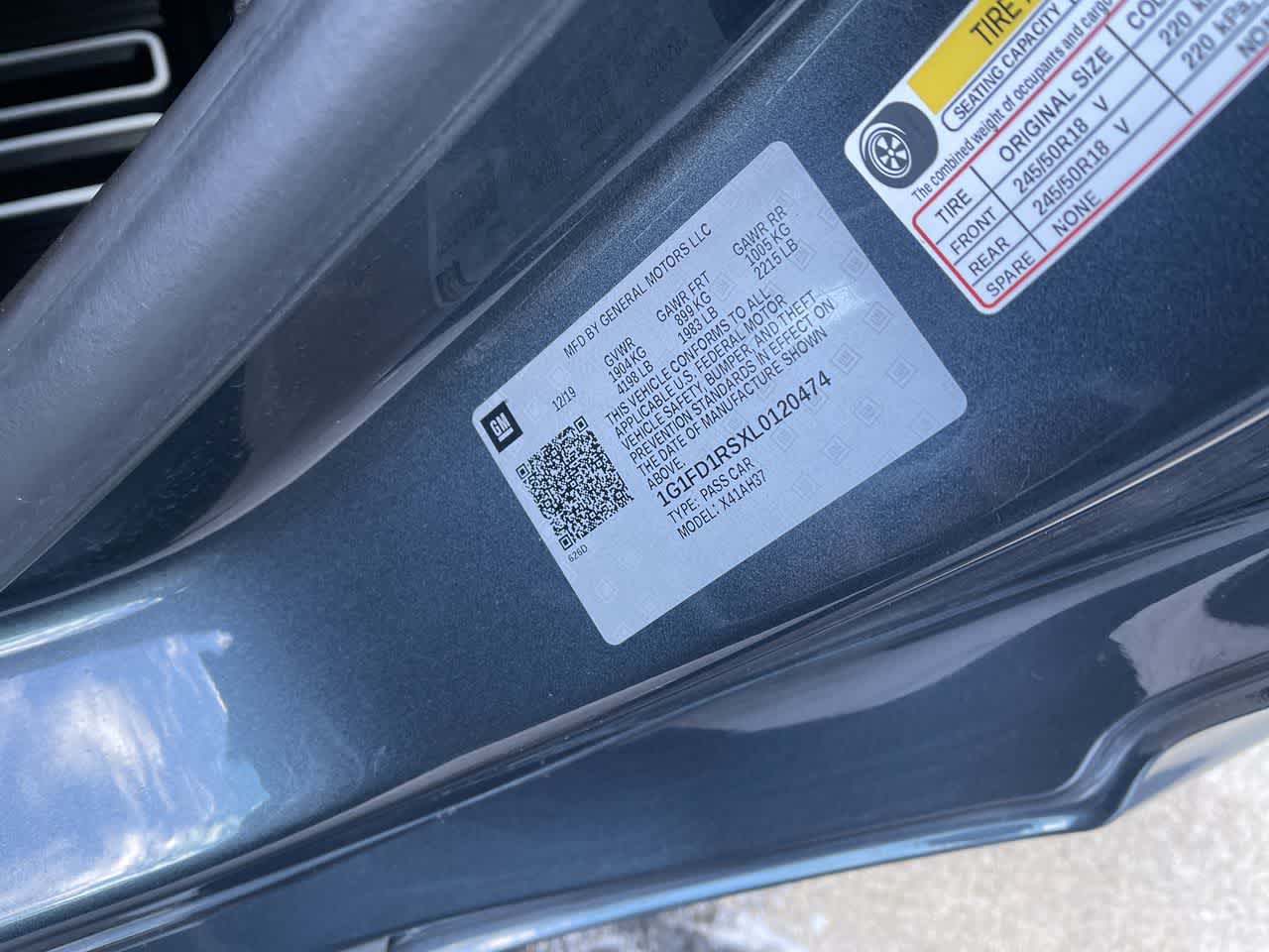 2020 Chevrolet Camaro 2LT