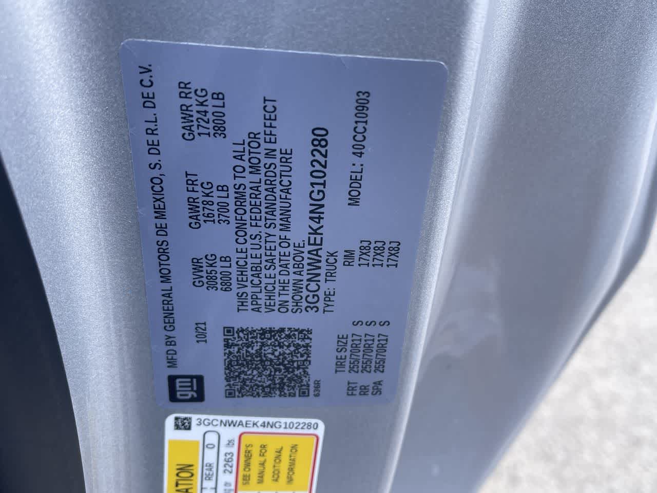 2022 Chevrolet Silverado 1500 LTD WT