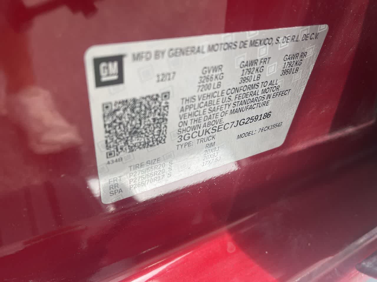 2018 Chevrolet Silverado 1500 LTZ