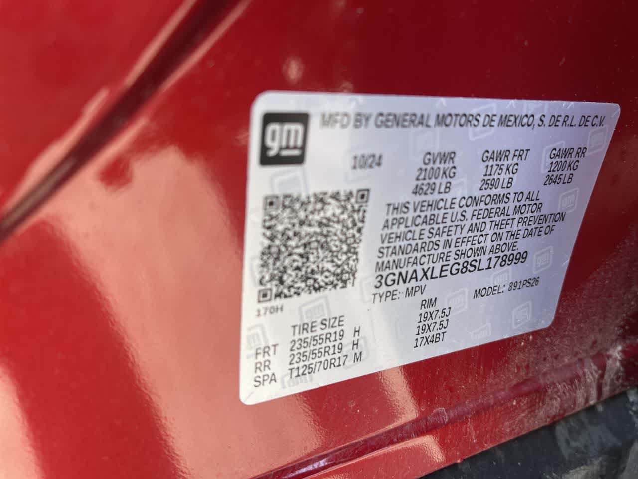 2025 Chevrolet Equinox RS