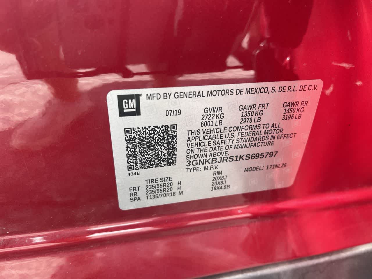 2019 Chevrolet Blazer RS